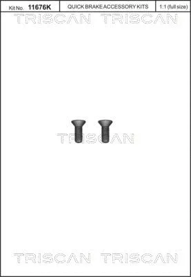 Screw Set, brake disc (8105 116017)