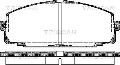 Brake Pad Set, disc brake (8110 13016)
