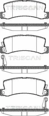 Brake Pad Set, disc brake (8110 13040)