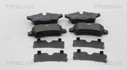 Brake Pad Set, disc brake (8110 11036)