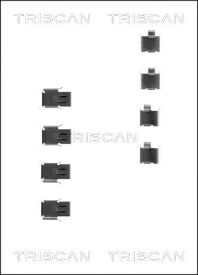 Accessory Kit, disc brake pad (8105 421585)