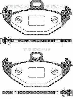 Brake Pad Set, disc brake (8110 25007)