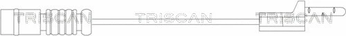 Warning Contact, brake pad wear (8115 23008)