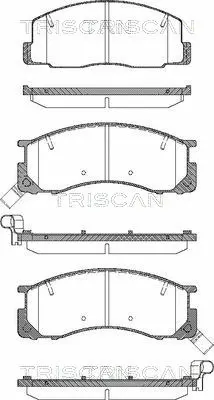 Brake Pad Set, disc brake (8110 13015)