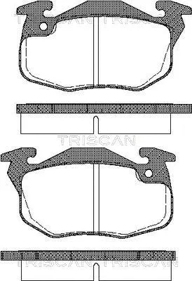 Brake Pad Set, disc brake (8110 28006)
