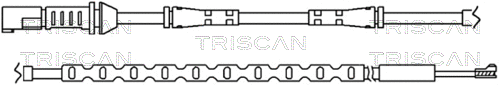 Warning Contact, brake pad wear (8115 11048)