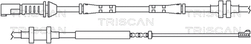 Warning Contact, brake pad wear (8115 11044)