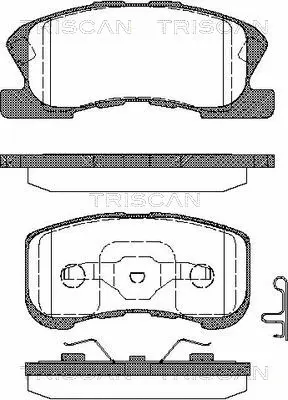 Brake Pad Set, disc brake (8110 41002)