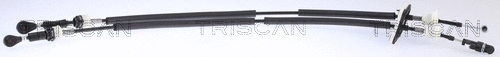 Cable Pull, manual transmission (8140 15730)