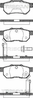 Brake Pad Set, disc brake (8110 40003)