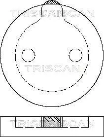 Brake Pad Set, disc brake (8110 38786)