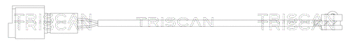 Warning Contact, brake pad wear (8115 11006)
