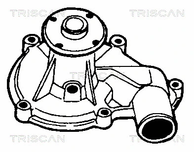 Water Pump, engine cooling (8600 17805)