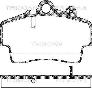 Brake Pad Set, disc brake (8110 29162)