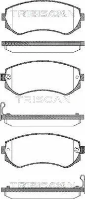 Brake Pad Set, disc brake (8110 14014)