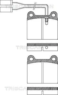 Brake Pad Set, disc brake (8110 12740)