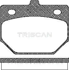 Brake Pad Set, disc brake (8110 41128)