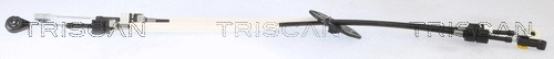 Cable Pull, manual transmission (8140 16738)
