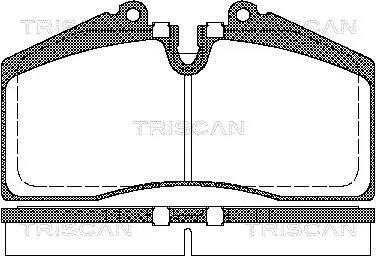 Brake Pad Set, disc brake (8110 29160)