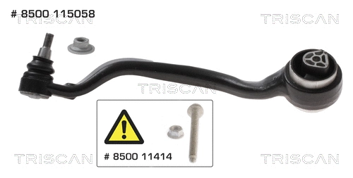 Control/Trailing Arm, wheel suspension (8500 115058)