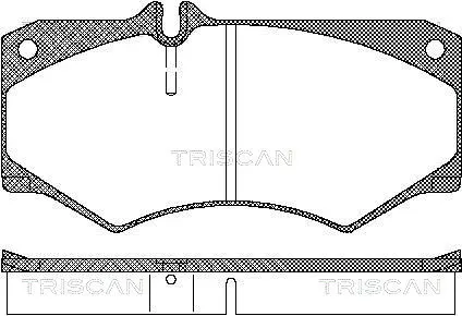 Brake Pad Set, disc brake (8110 23774)