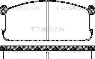 Brake Pad Set, disc brake (8110 42073)