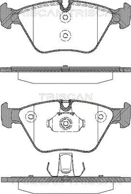 Brake Pad Set, disc brake (8110 11015)