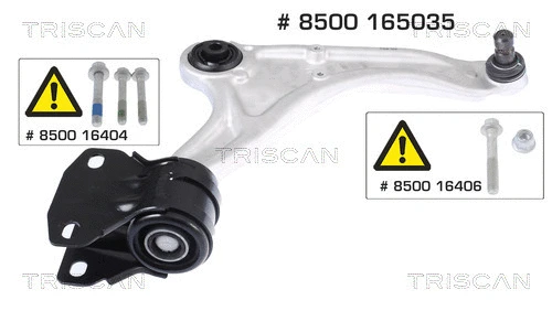 Control/Trailing Arm, wheel suspension (8500 165035)