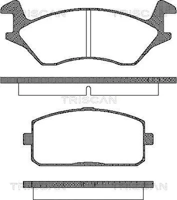 Brake Pad Set, disc brake (8110 13043)
