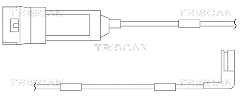 Warning Contact, brake pad wear (8115 24004)