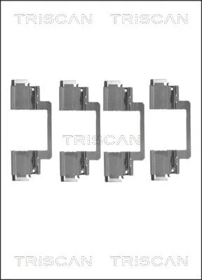 Accessory Kit, disc brake pad (8105 231608)