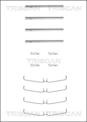 Accessory Kit, disc brake pad (8105 271359)