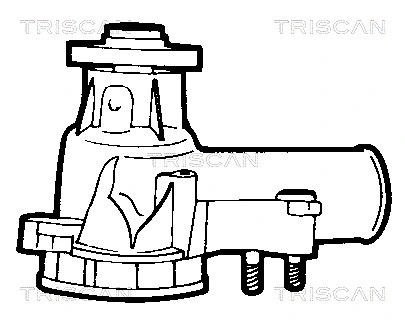 Water Pump, engine cooling (8600 15313)