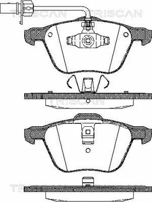 Brake Pad Set, disc brake (8110 10525)