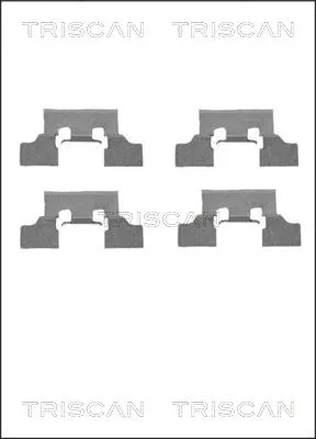Accessory Kit, disc brake pad (8105 101634)