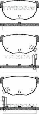 Brake Pad Set, disc brake (8110 14034)