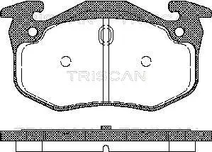 Brake Pad Set, disc brake (8110 25018)