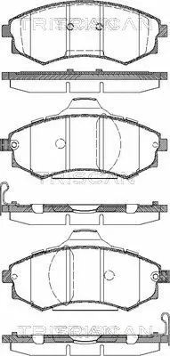 Brake Pad Set, disc brake (8110 43012)