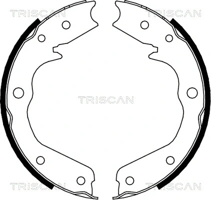 Brake Shoe Set, parking brake (8100 24002)