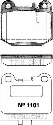 Brake Pad Set, disc brake (8110 23032)