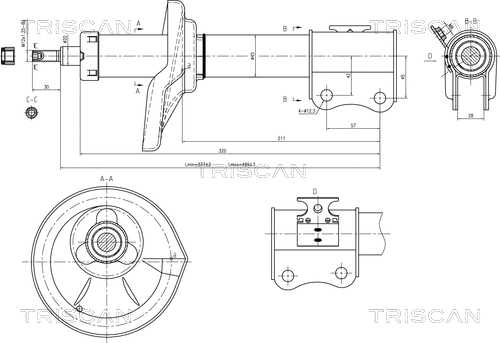 Shock Absorber (8705 69101)