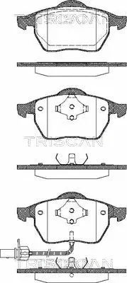 Brake Pad Set, disc brake (8110 10524)