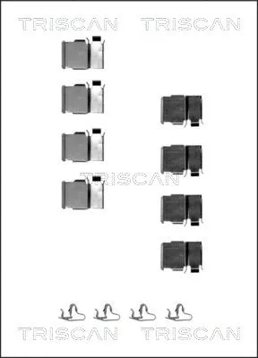 Accessory Kit, disc brake pad (8105 131624)