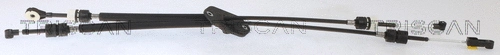 Cable Pull, manual transmission (8140 16727)