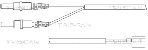 Warning Contact, brake pad wear (8115 28001)