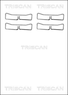 Accessory Kit, disc brake pad (8105 181005)