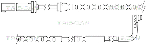 Warning Contact, brake pad wear (8115 11041)