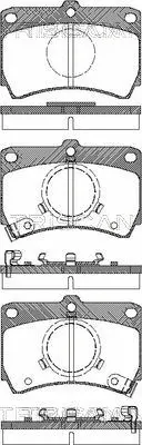 Brake Pad Set, disc brake (8110 50840)