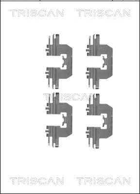Accessory Kit, disc brake pad (8105 501586)