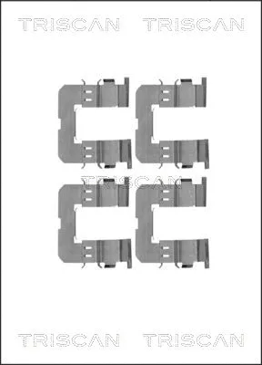 Accessory Kit, disc brake pad (8105 101662)